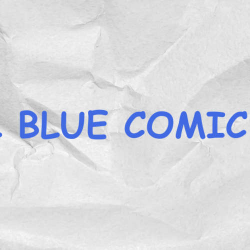 Royal Blue Comic Sans