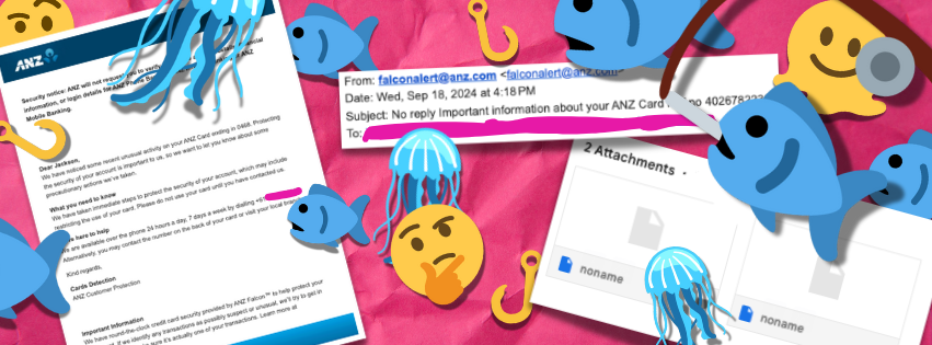 Digital collage of the emails.
